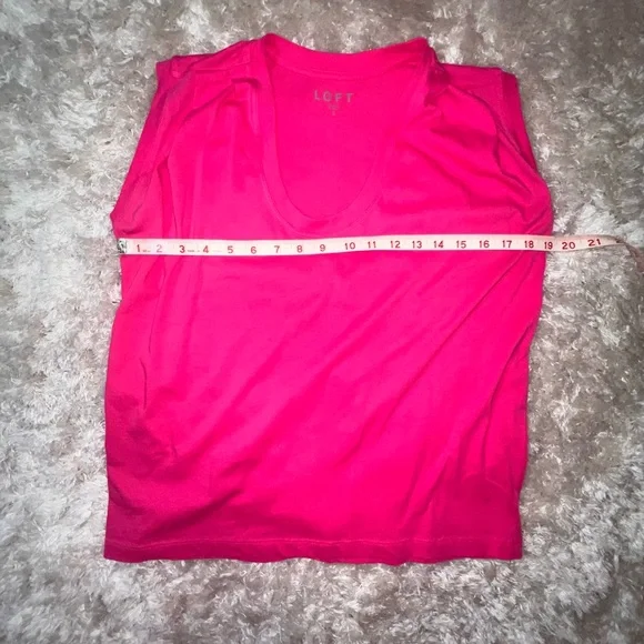 LOFT Muscle Cap Sleeve Tops - Set of 4 - Size Small Black Blue Pink Orange - Picture 8 of 16